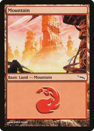 Mountain (302) [Mirrodin] | Empire Gaming NC