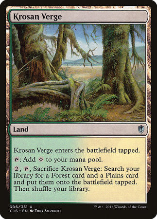 Krosan Verge [Commander 2016] | Empire Gaming NC