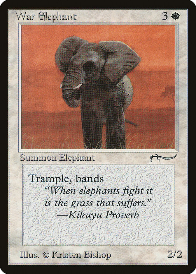 War Elephant (Light Mana Cost) [Arabian Nights] | Empire Gaming NC