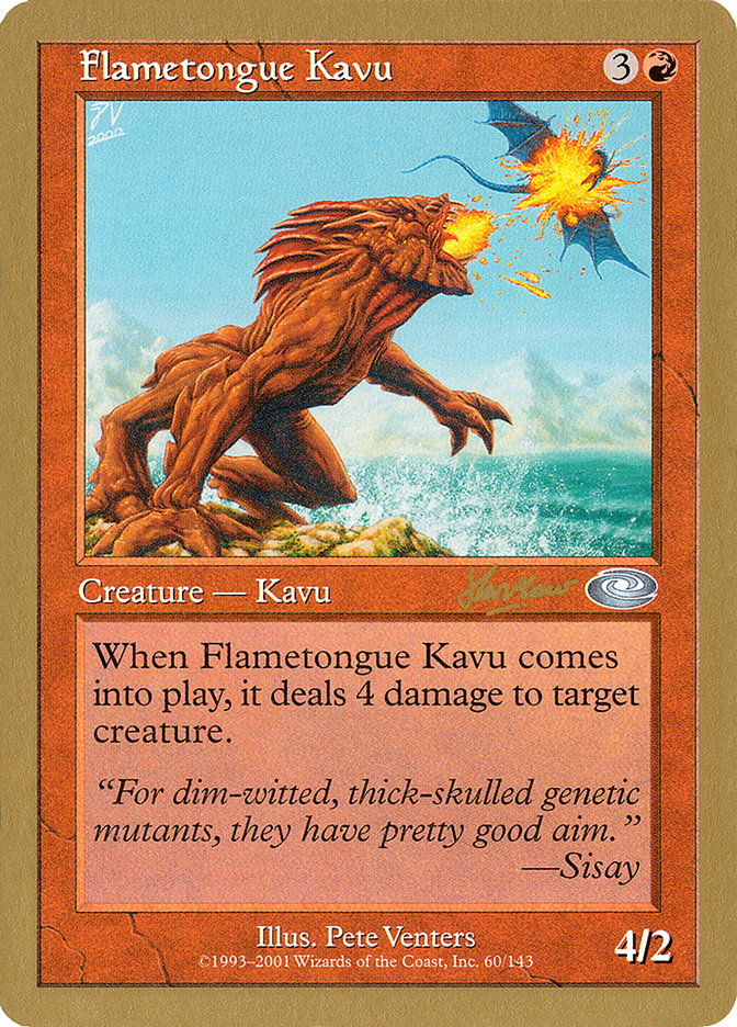 Flametongue Kavu (Sim Han How) [World Championship Decks 2002] | Empire Gaming NC