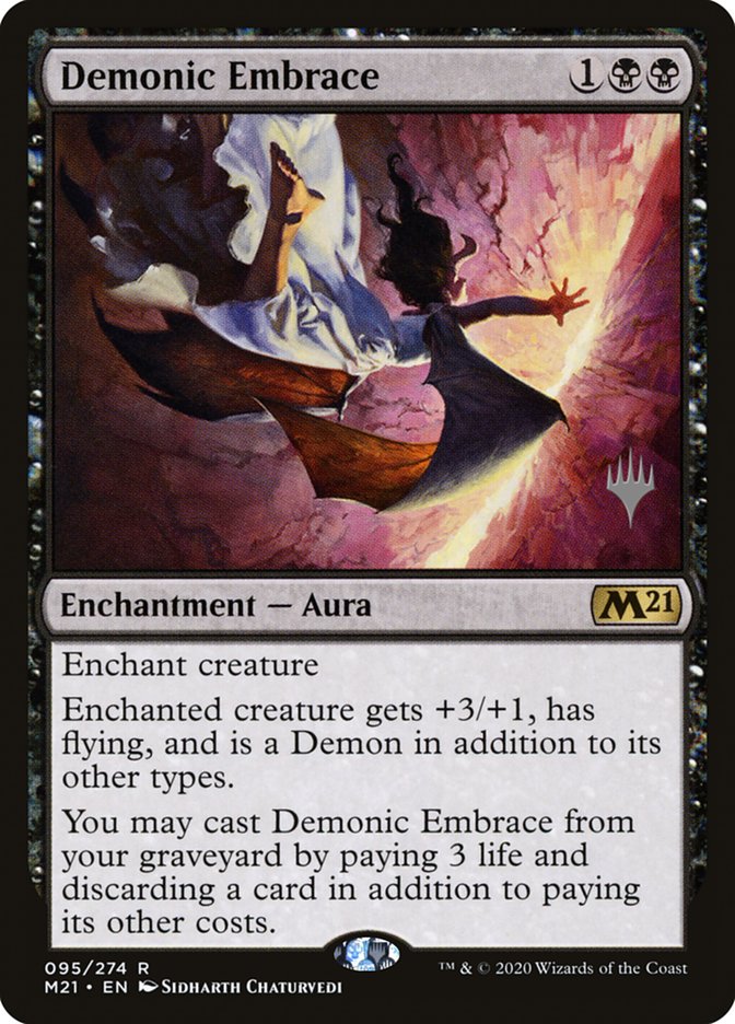 Demonic Embrace (Promo Pack) [Core Set 2021 Promos] | Empire Gaming NC