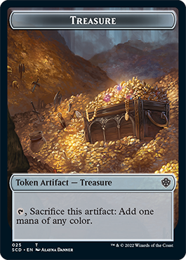 Treasure // Treasure Double-Sided Token [Starter Commander Decks] | Empire Gaming NC