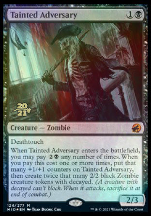 Tainted Adversary [Innistrad: Midnight Hunt Prerelease Promos] | Empire Gaming NC