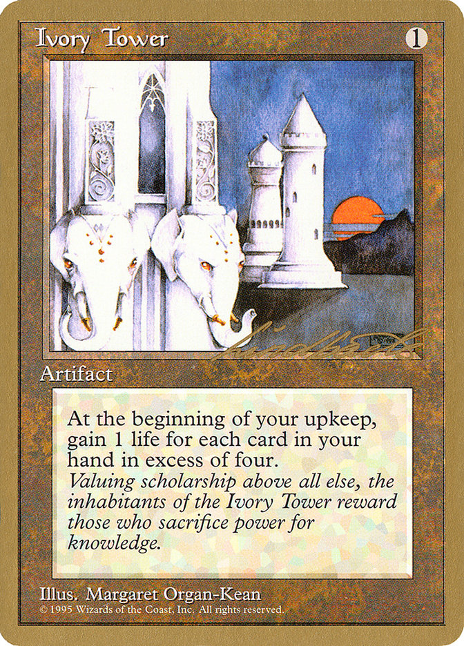 Ivory Tower (Leon Lindback) [Pro Tour Collector Set] | Empire Gaming NC