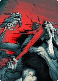 Vorinclex, Monstrous Raider 2 Art Card [Kaldheim: Art Series] | Empire Gaming NC