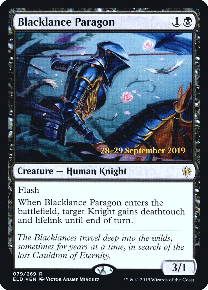 Blacklance Paragon  [Throne of Eldraine Prerelease Promos] | Empire Gaming NC