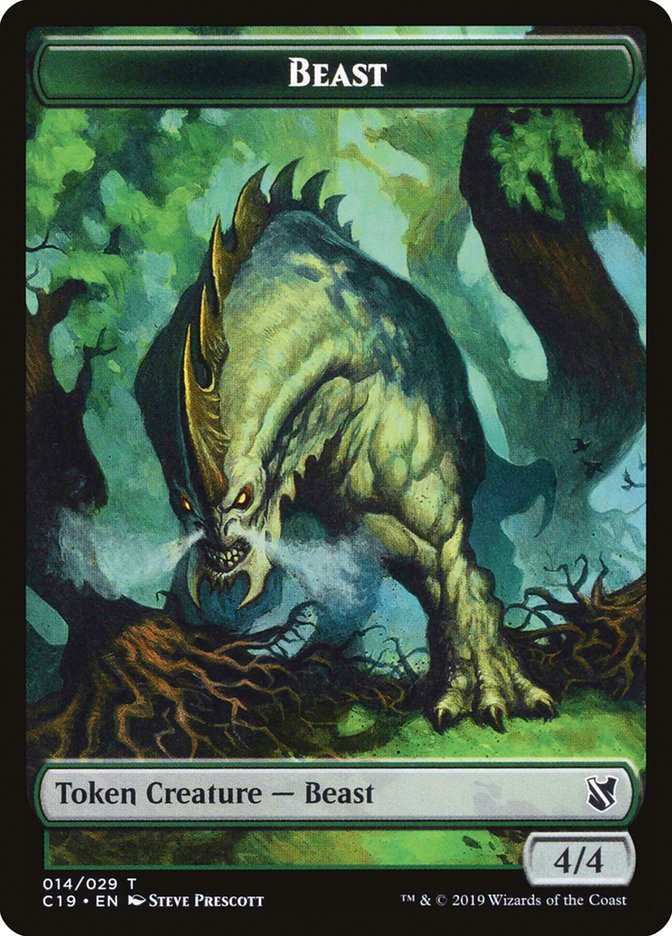 Beast (014/029) [Commander 2019 Tokens] | Empire Gaming NC