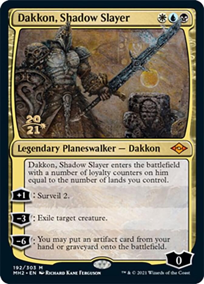 Dakkon, Shadow Slayer [Modern Horizons 2 Prerelease Promos] | Empire Gaming NC