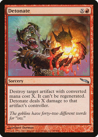 Detonate [Mirrodin] | Empire Gaming NC