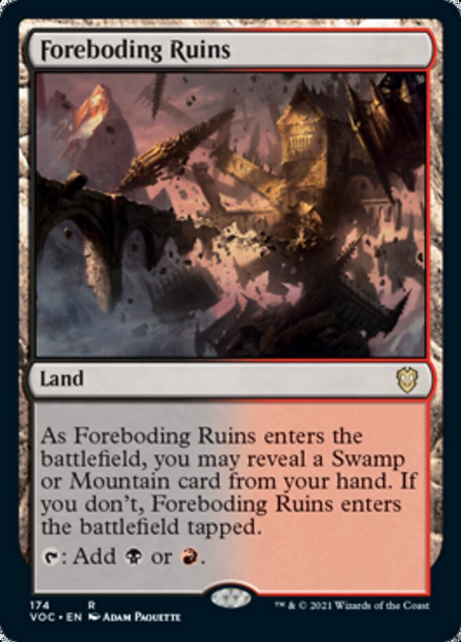 Foreboding Ruins [Innistrad: Crimson Vow Commander] | Empire Gaming NC