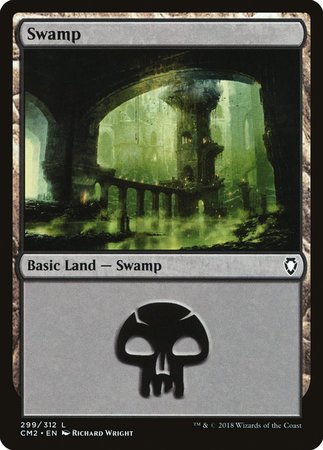 Swamp (299) [Commander Anthology Volume II] | Empire Gaming NC