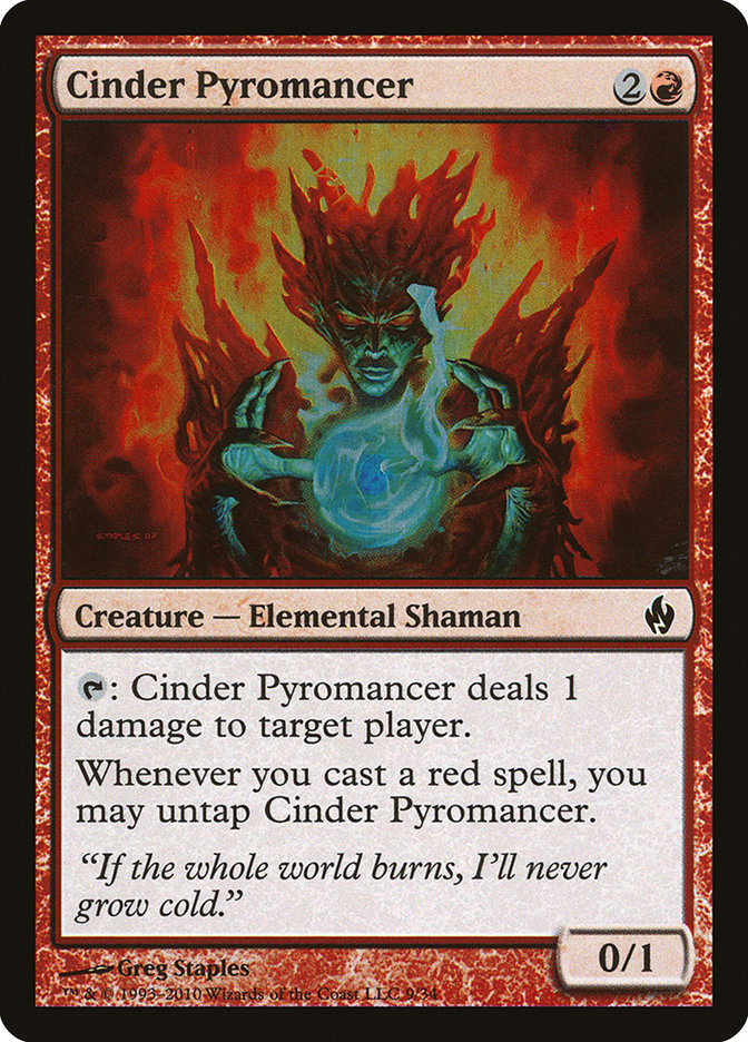 Cinder Pyromancer [Premium Deck Series: Fire and Lightning] | Empire Gaming NC