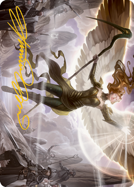 Sigarda's Splendor Art Card (Gold-Stamped Signature) [Innistrad: Midnight Hunt Art Series] | Empire Gaming NC