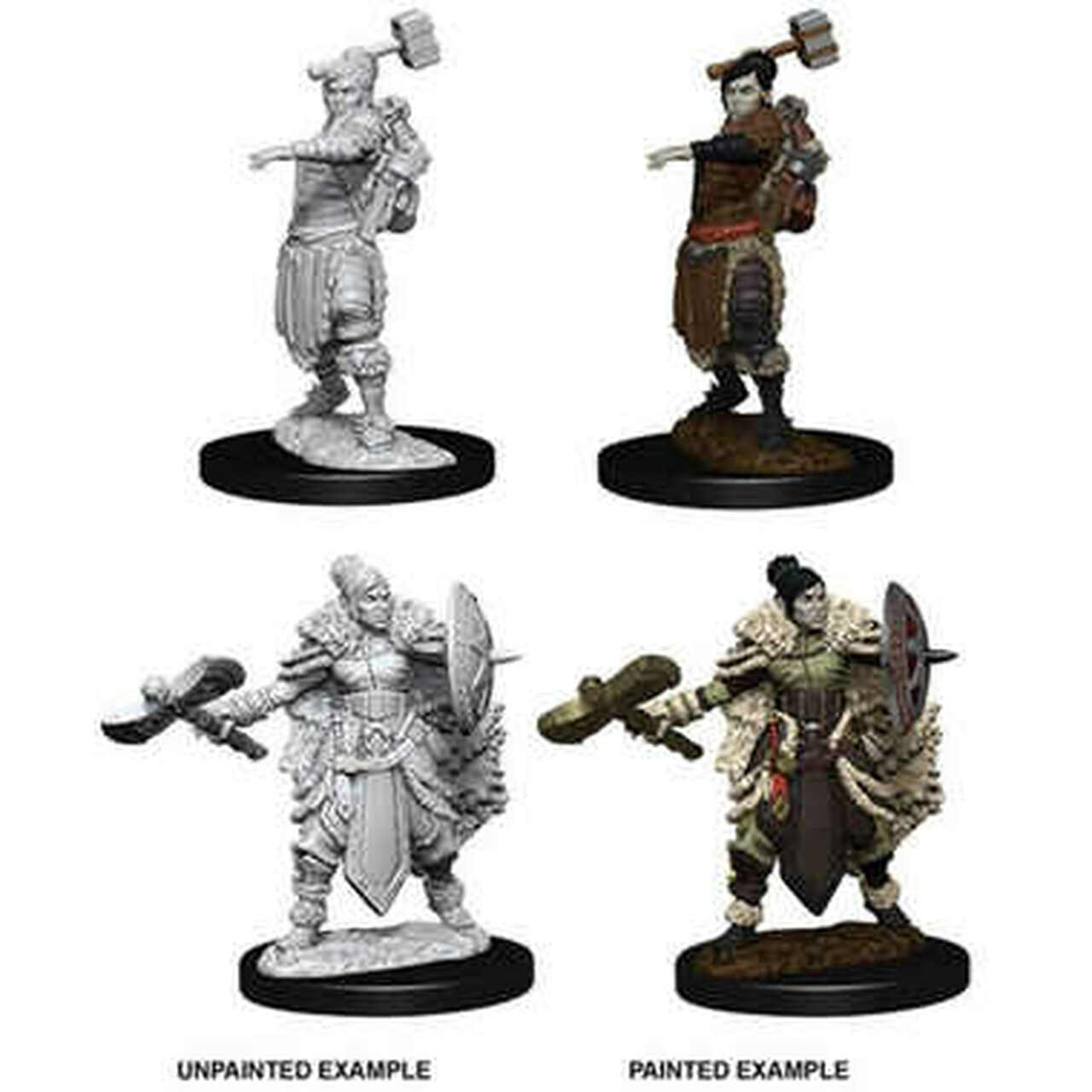 Dungeons & Dragons Nolzur’s Marvelous Miniatures: Female Half-Orc Barbarian | Empire Gaming NC