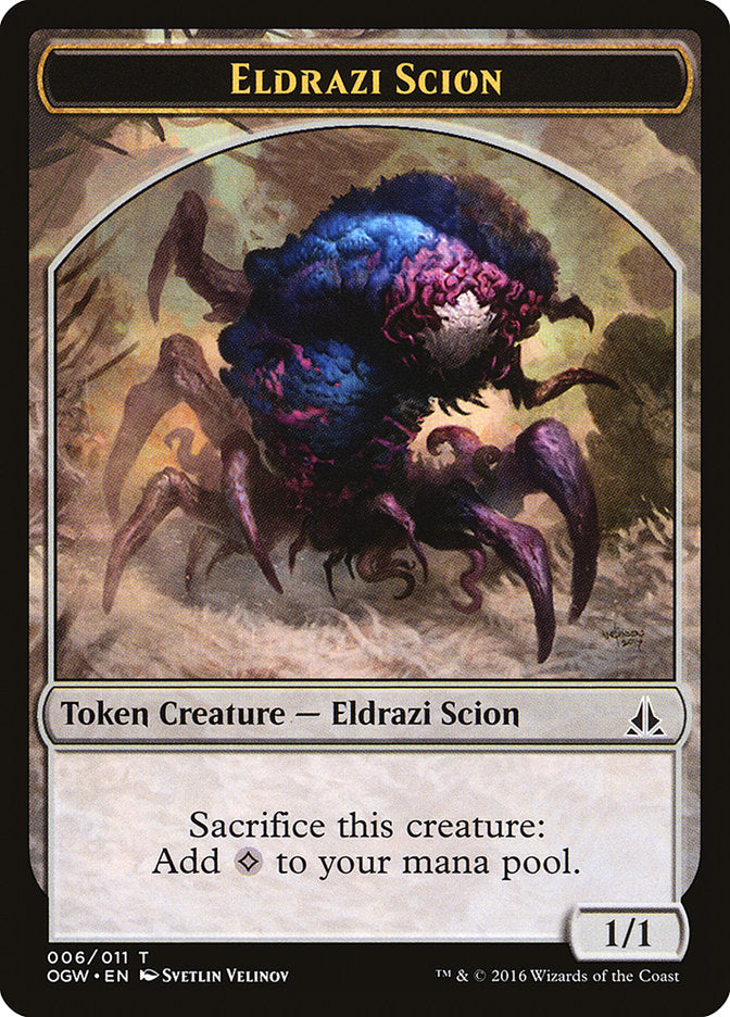 Eldrazi Scion (006/011) [Oath of the Gatewatch Tokens] | Empire Gaming NC