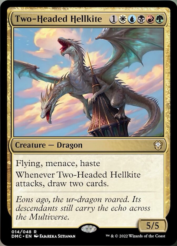 Two-Headed Hellkite [Dominaria United Commander] | Empire Gaming NC