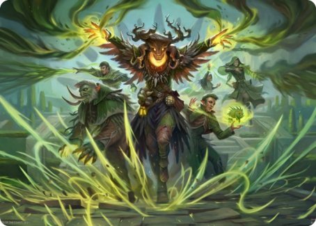 Witherbloom Command Art Card [Strixhaven: School of Mages Art Series] | Empire Gaming NC