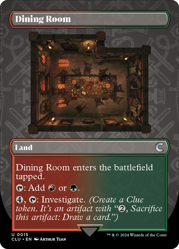 Dining Room (Borderless) [Ravnica: Clue Edition] | Empire Gaming NC