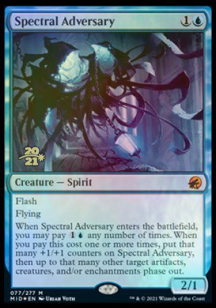 Spectral Adversary [Innistrad: Midnight Hunt Prerelease Promos] | Empire Gaming NC