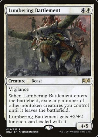 Lumbering Battlement [Ravnica Allegiance] | Empire Gaming NC