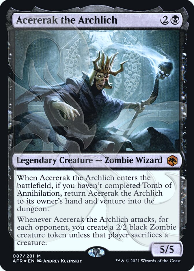 Acererak the Archlich (Ampersand Promo) [Dungeons & Dragons: Adventures in the Forgotten Realms Promos] | Empire Gaming NC