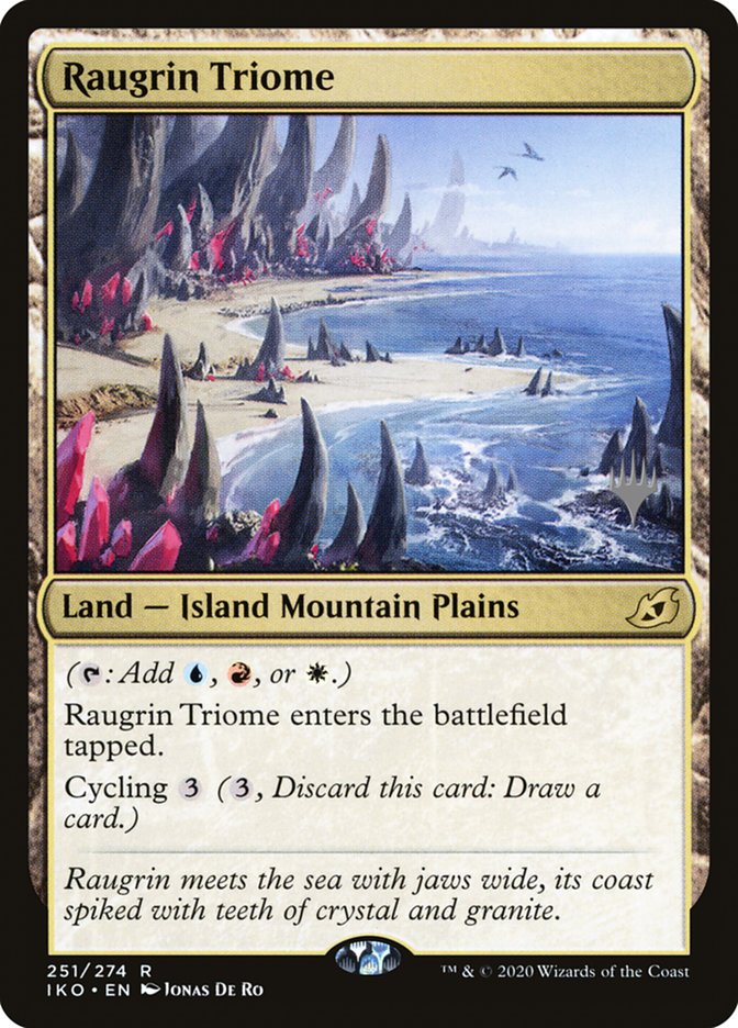 Raugrin Triome (Promo Pack) [Ikoria: Lair of Behemoths Promos] | Empire Gaming NC