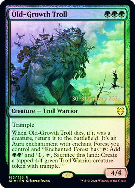 Old-Growth Troll  [Kaldheim Prerelease Promos] | Empire Gaming NC