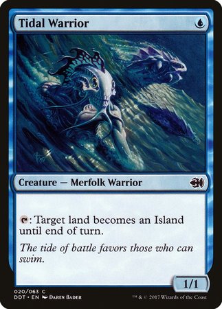 Tidal Warrior [Duel Decks: Merfolk vs. Goblins] | Empire Gaming NC