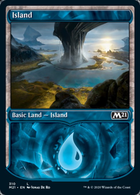 Island (Showcase) [Core Set 2021] | Empire Gaming NC