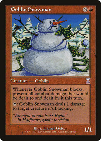 Goblin Snowman [Time Spiral Timeshifted] | Empire Gaming NC