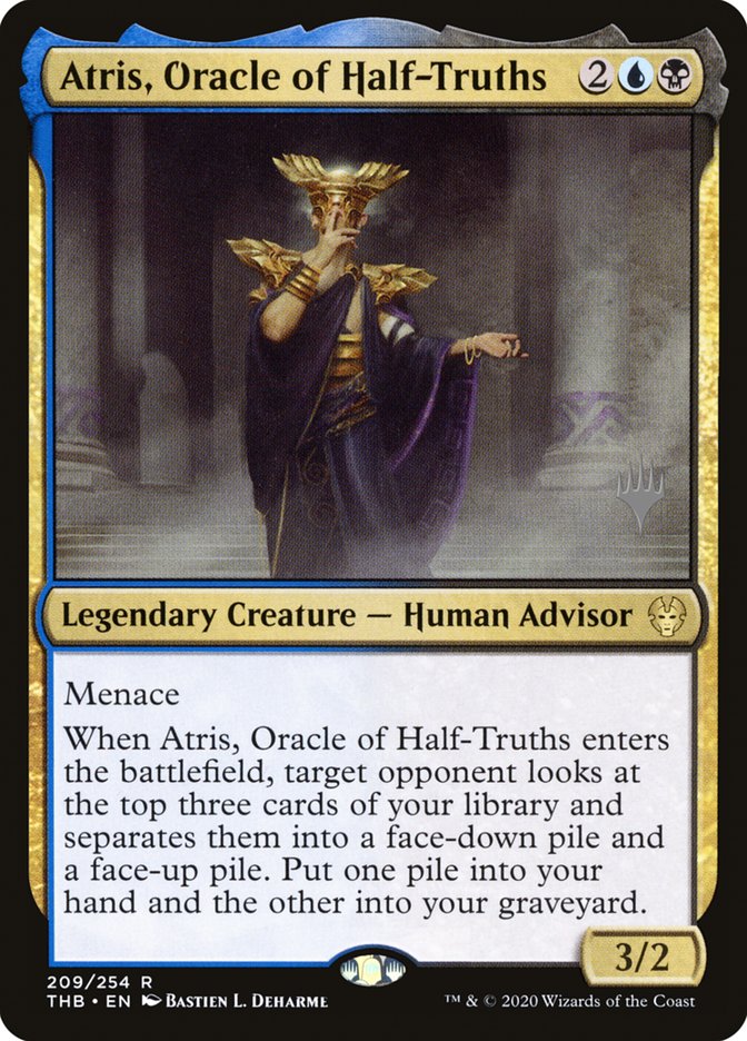 Atris, Oracle of Half-Truths (Promo Pack) [Theros Beyond Death Promos] | Empire Gaming NC