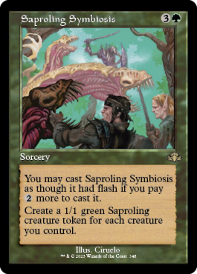 Saproling Symbiosis (Retro) [Dominaria Remastered] | Empire Gaming NC