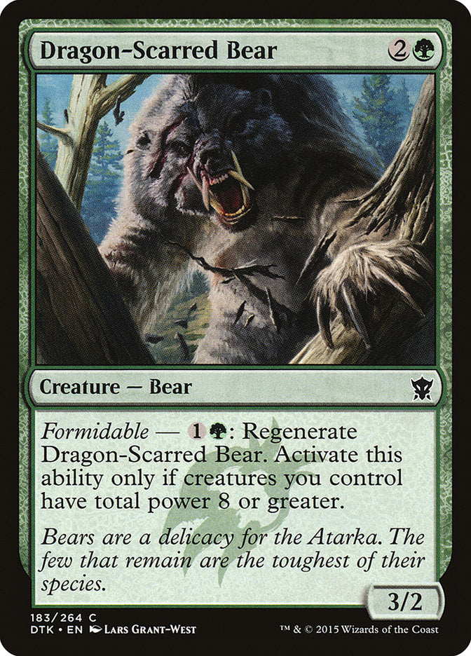 Dragon-Scarred Bear [Dragons of Tarkir] | Empire Gaming NC