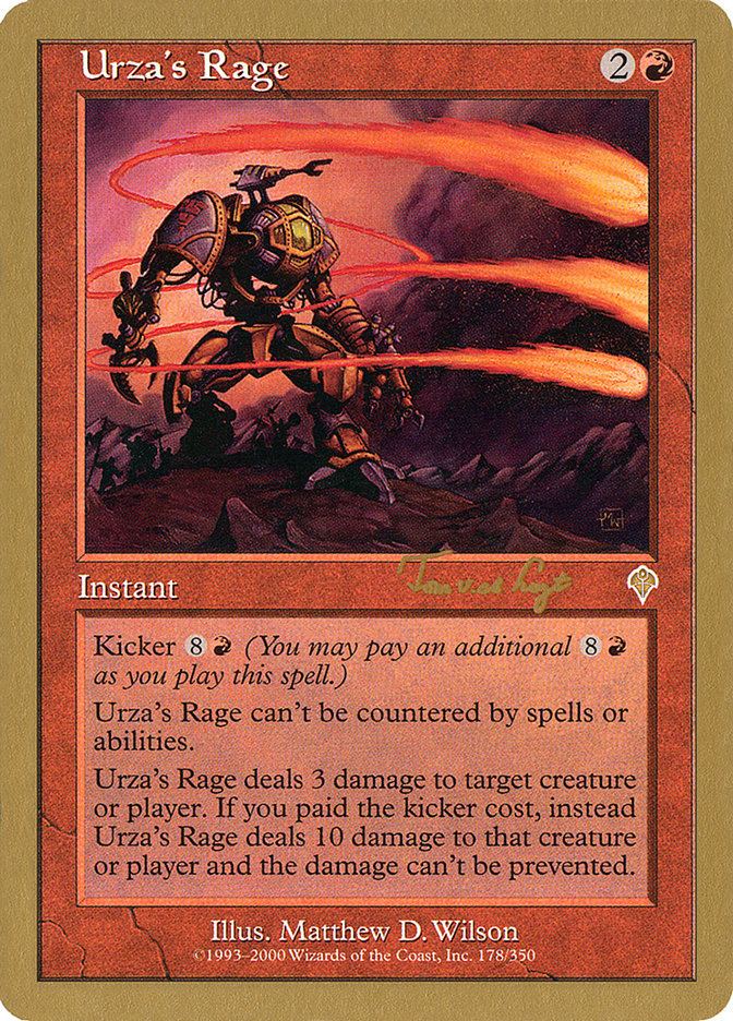 Urza's Rage (Tom van de Logt) [World Championship Decks 2001] | Empire Gaming NC