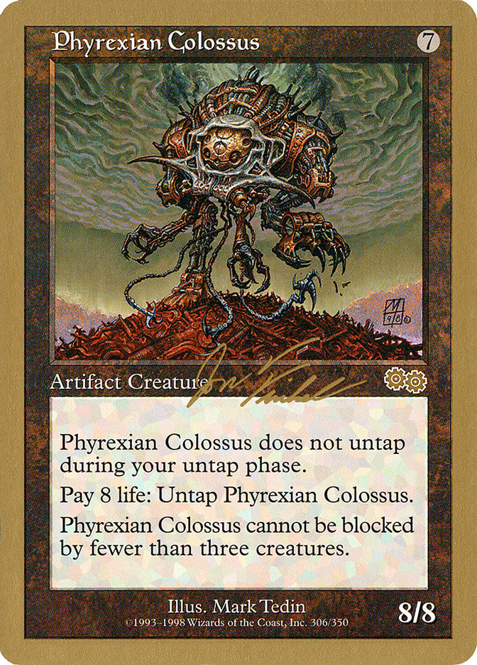 Phyrexian Colossus (Jon Finkel) [World Championship Decks 2000] | Empire Gaming NC