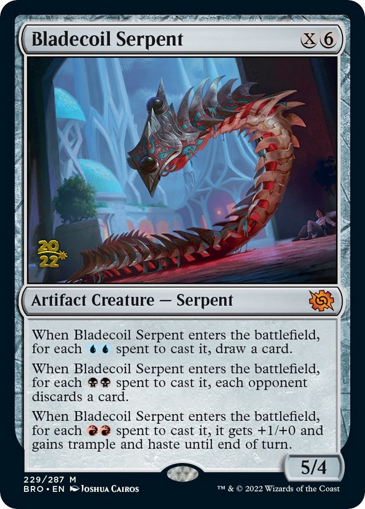 Bladecoil Serpent [The Brothers' War: Prerelease Promos] | Empire Gaming NC