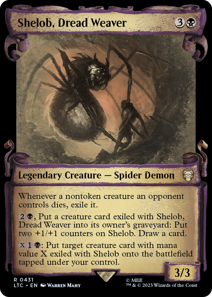 Shelob, Dread Weaver [The Lord of the Rings: Tales of Middle-Earth Commander Showcase Scrolls] | Empire Gaming NC