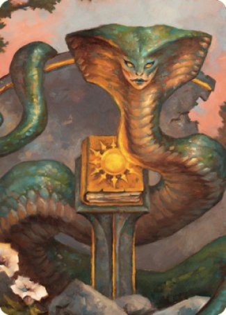 Guardian Naga Art Card [Commander Legends: Battle for Baldur's Gate Art Series] | Empire Gaming NC