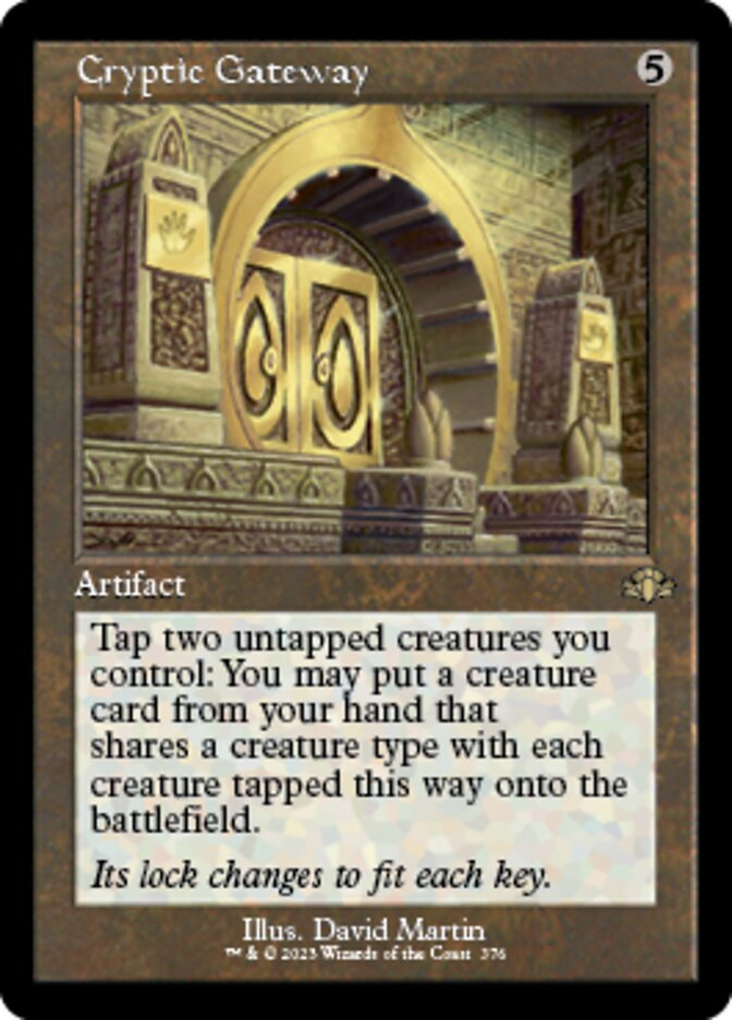 Cryptic Gateway (Retro) [Dominaria Remastered] | Empire Gaming NC