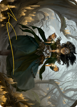 Candlegrove Witch 1 Art Card (Gold-Stamped Signature) [Innistrad: Midnight Hunt Art Series] | Empire Gaming NC
