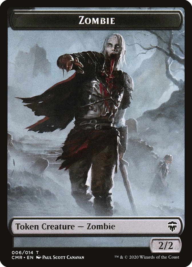 Elf Warrior // Zombie Token [Commander Legends Tokens] | Empire Gaming NC