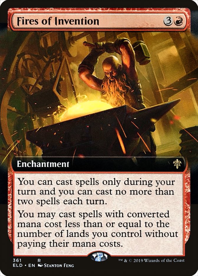 Fires of Invention (Extended Art) [Throne of Eldraine] | Empire Gaming NC