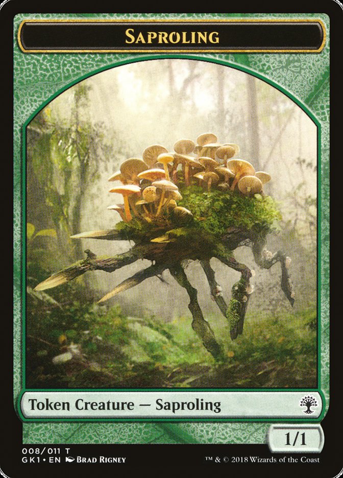 Saproling // Elf Knight [GRN Guild Kit Tokens] | Empire Gaming NC