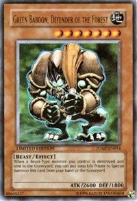 Green Baboon, Defender of the Forest [JUMP-EN014] Ultra Rare | Empire Gaming NC