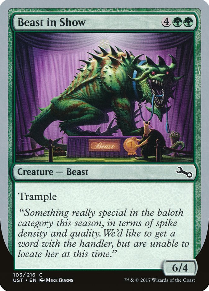 Beast in Show ("Something really special...") [Unstable] | Empire Gaming NC