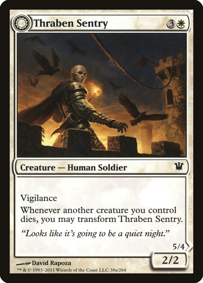 Thraben Sentry // Thraben Militia [Innistrad] | Empire Gaming NC