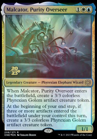 Malcator, Purity Overseer [Phyrexia: All Will Be One Prerelease Promos] | Empire Gaming NC