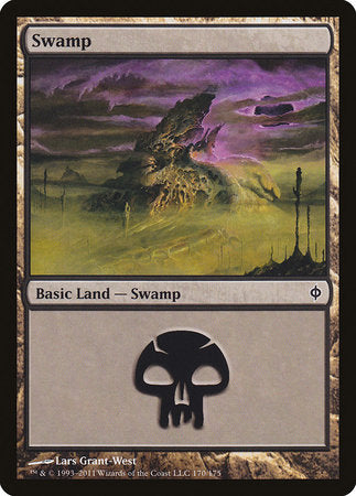 Swamp (170) [New Phyrexia] | Empire Gaming NC