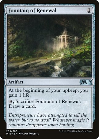 Fountain of Renewal [Core Set 2019] | Empire Gaming NC