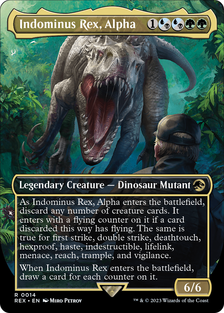 Indominus Rex, Alpha (Borderless) [Jurassic World Collection] | Empire Gaming NC